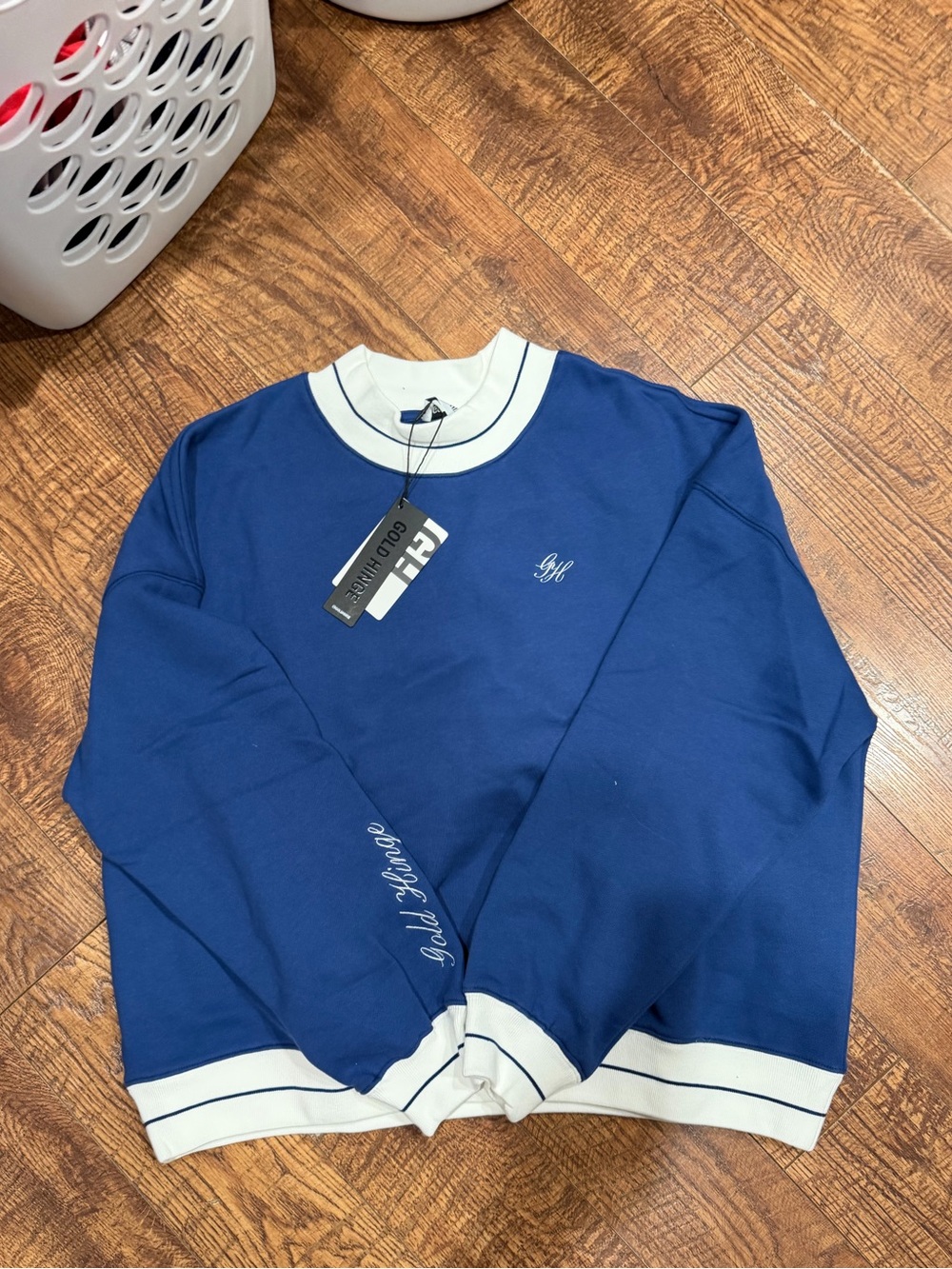 Gold Hinge Crew Neck